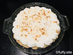 coconut cream pie　ココナッツクリームパイ