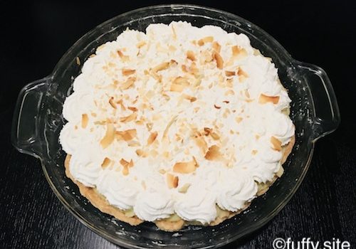 coconut cream pie　ココナッツクリームパイ