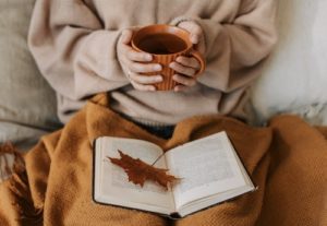 book reading coffee