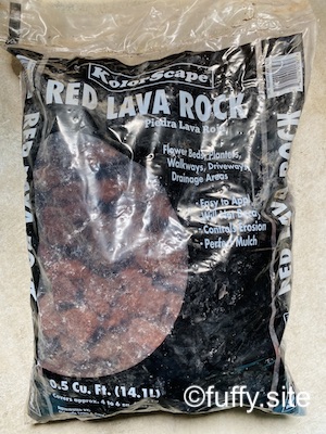 Red Lava Rock 石